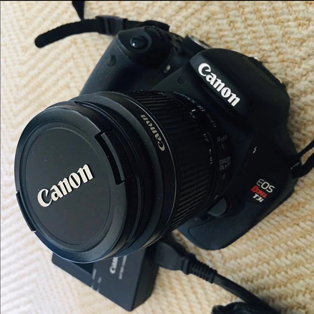 📸CANON EOS Rebel T3i DSLR + 18-55mm Lens